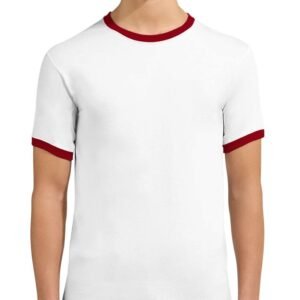 white-and-red-1000x1000-2.jpeg Unisex Ringer T-shirt